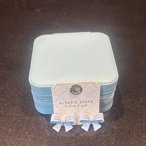 Altar'd State Sky Blue Kids Jewelry Box